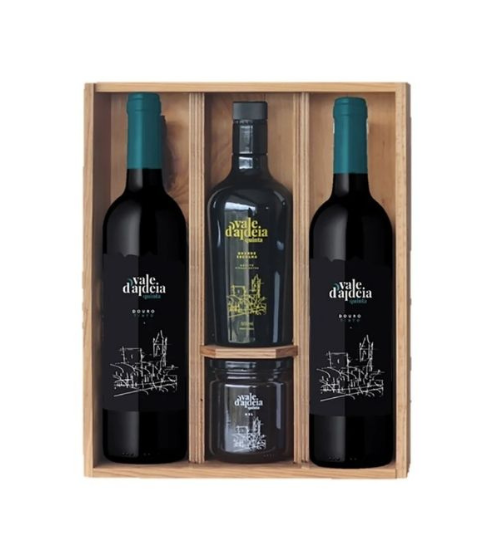 005605 - Pack 2Xqta Vale D Aldeia Reserva Tinto+Mel+Azeite